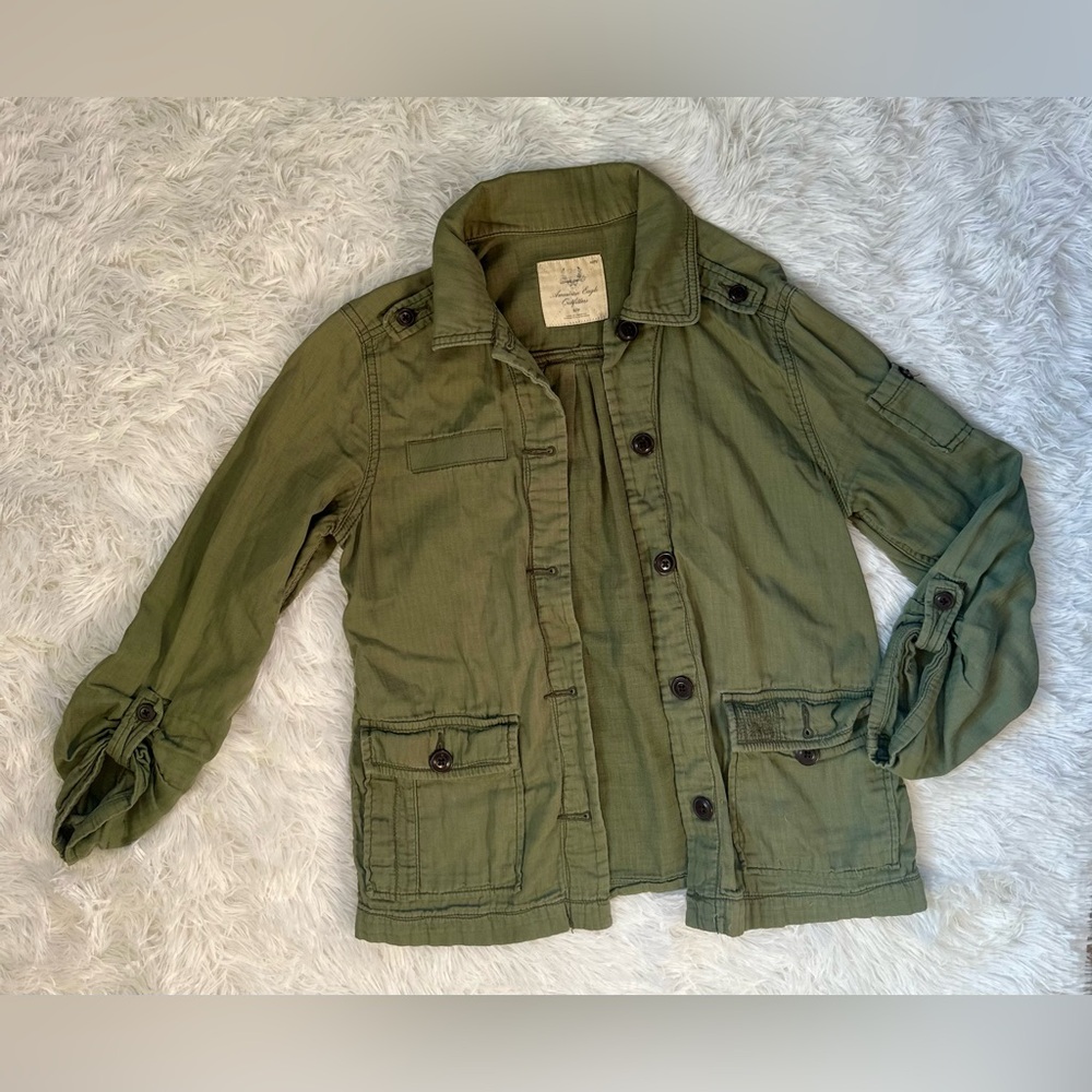 Army Green cargo jacket